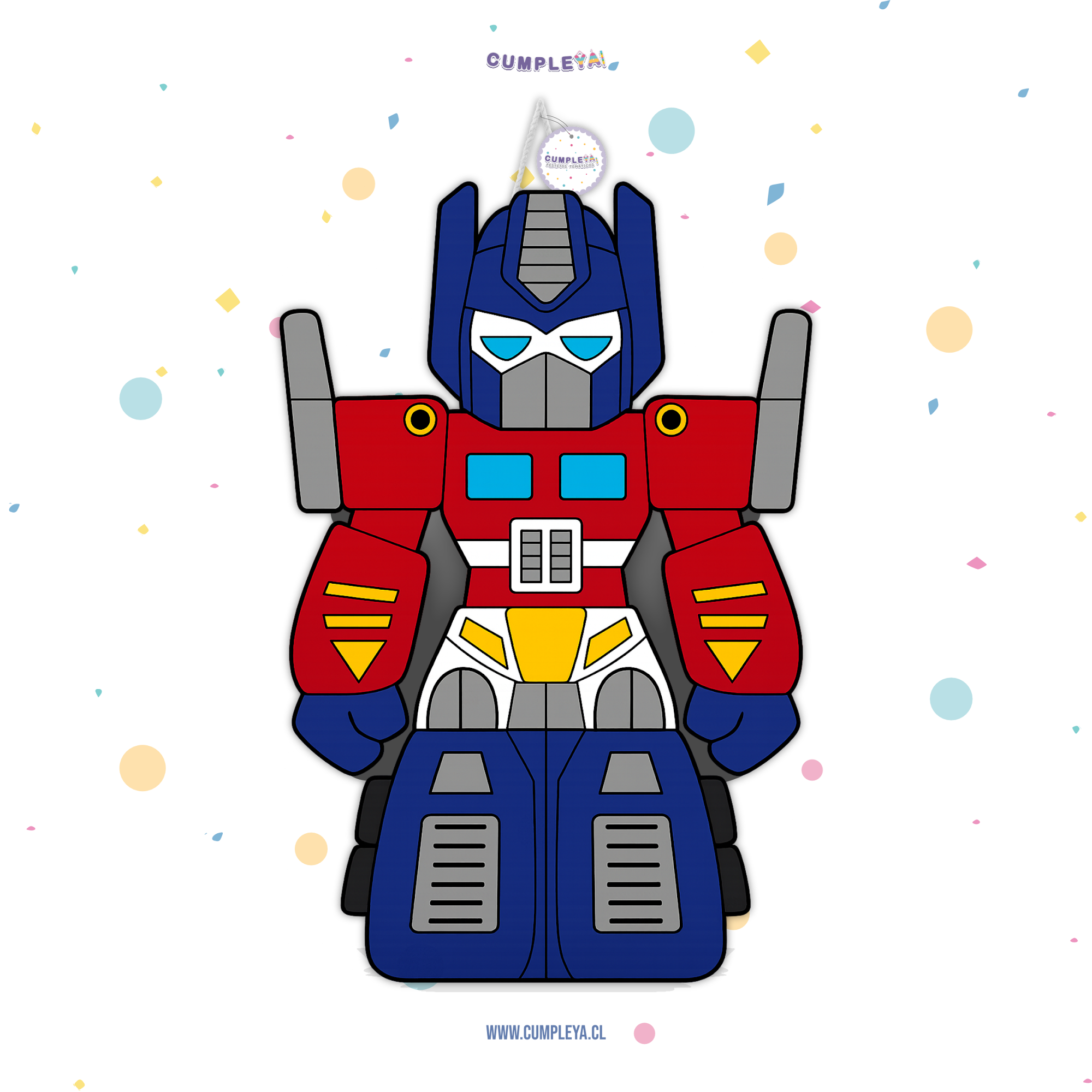 PIÑATA 40 CM TRANSFORMERS