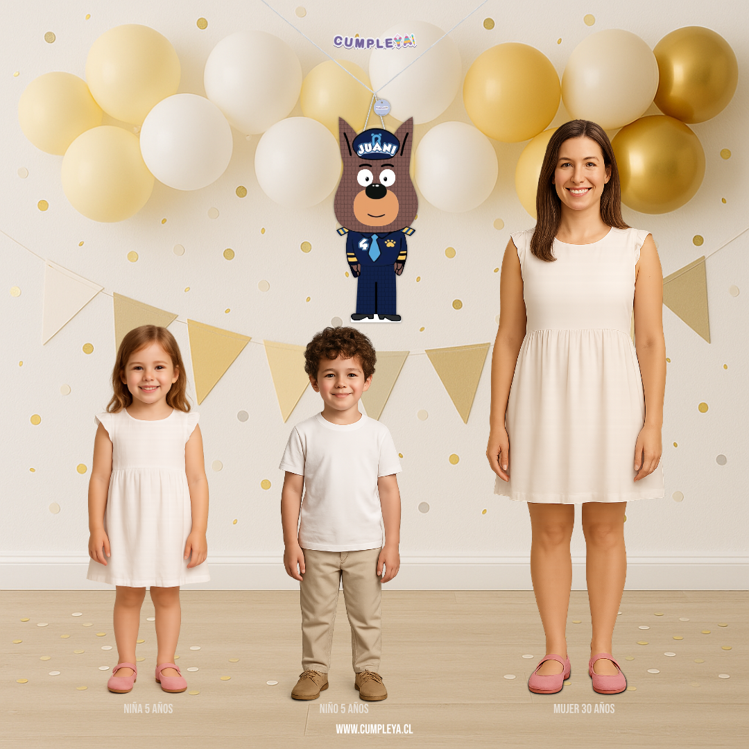 PIÑATA DOBBY DE SHERIFF LABRADOR 60CM PREMIUM