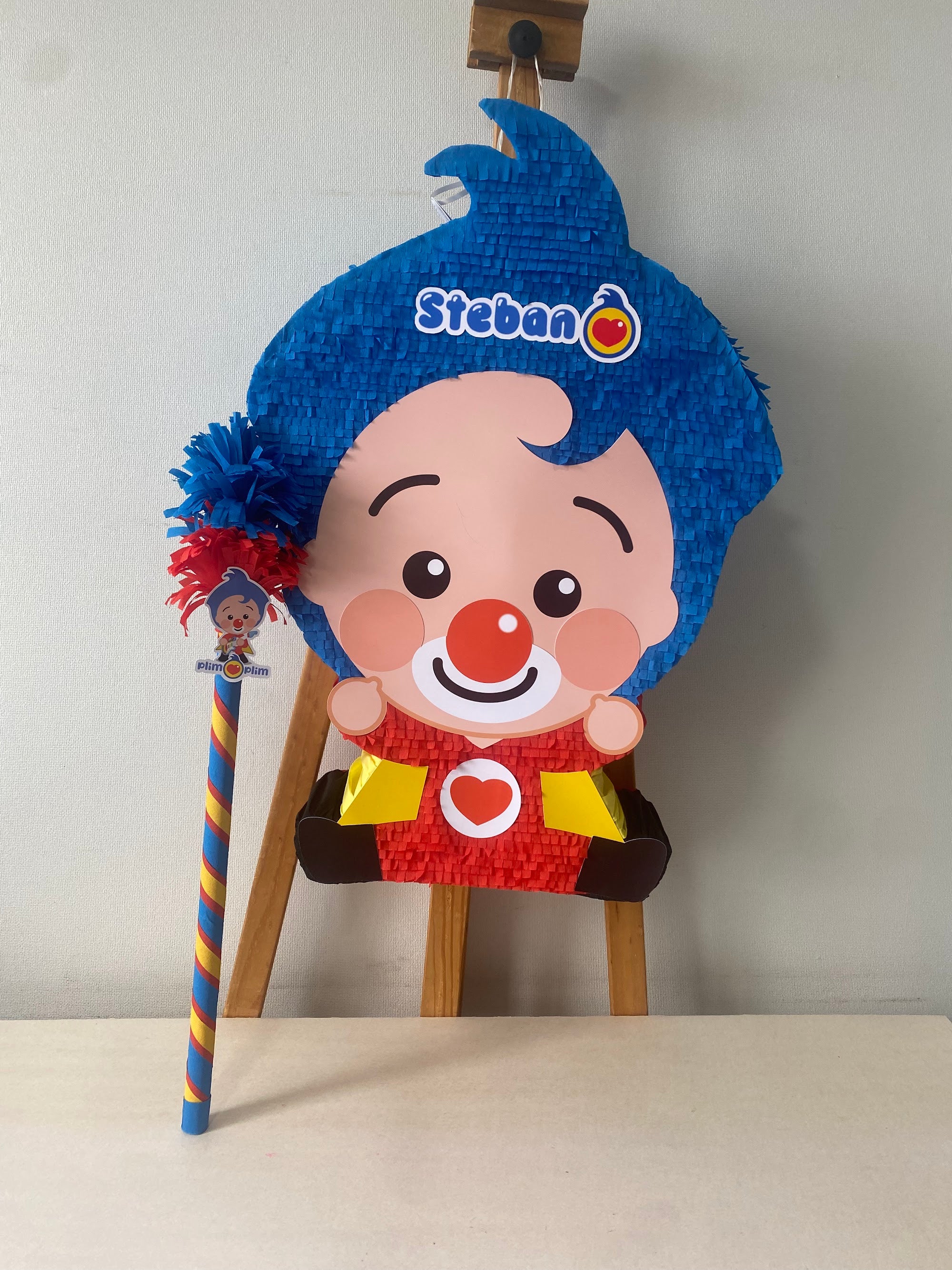 PIÑATA PAYASO PLIM PLIM SENTADO 60CM PREMIUM