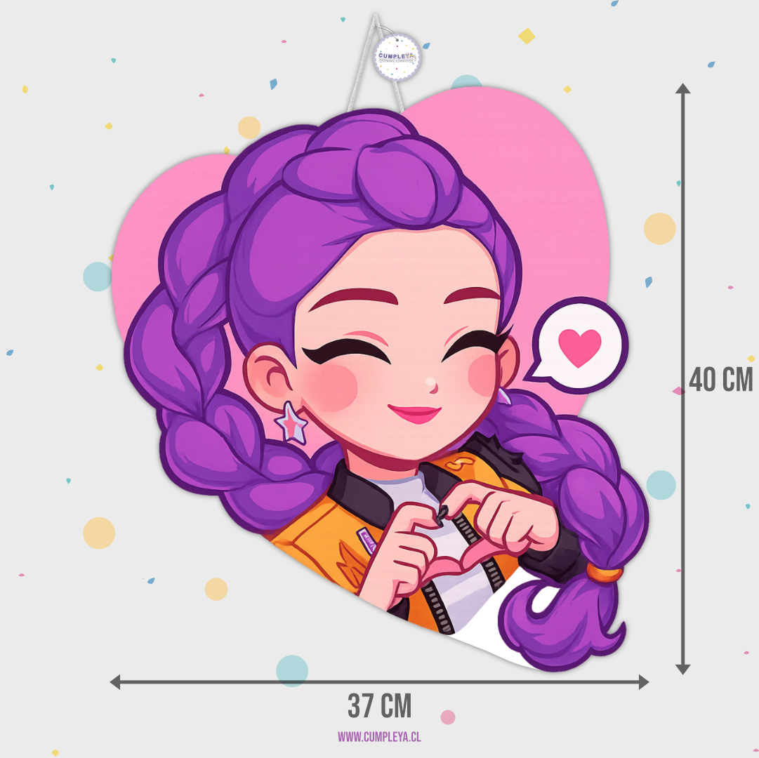 PIÑATA 40 CM RUMI DE KPOP DEMON