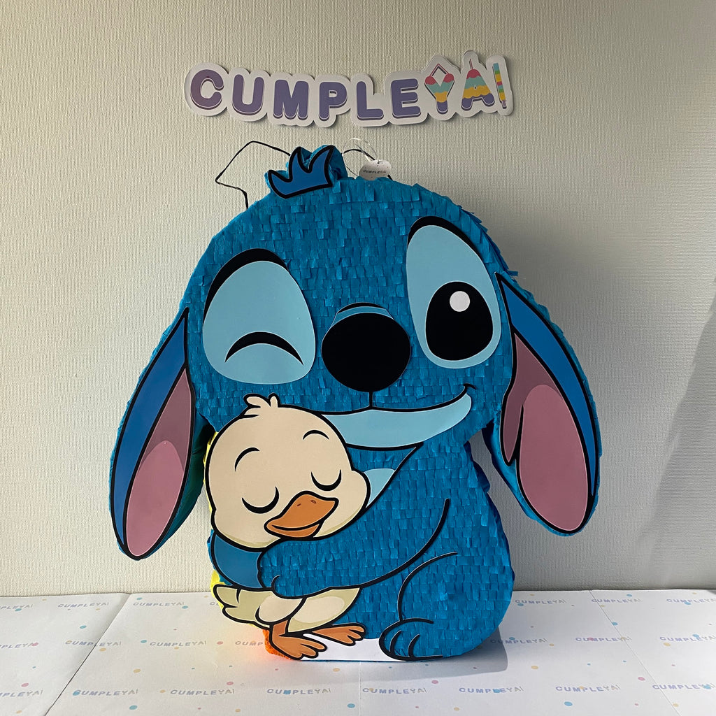 PIÑATA STICH CON PATITO 60CM PREMIUM