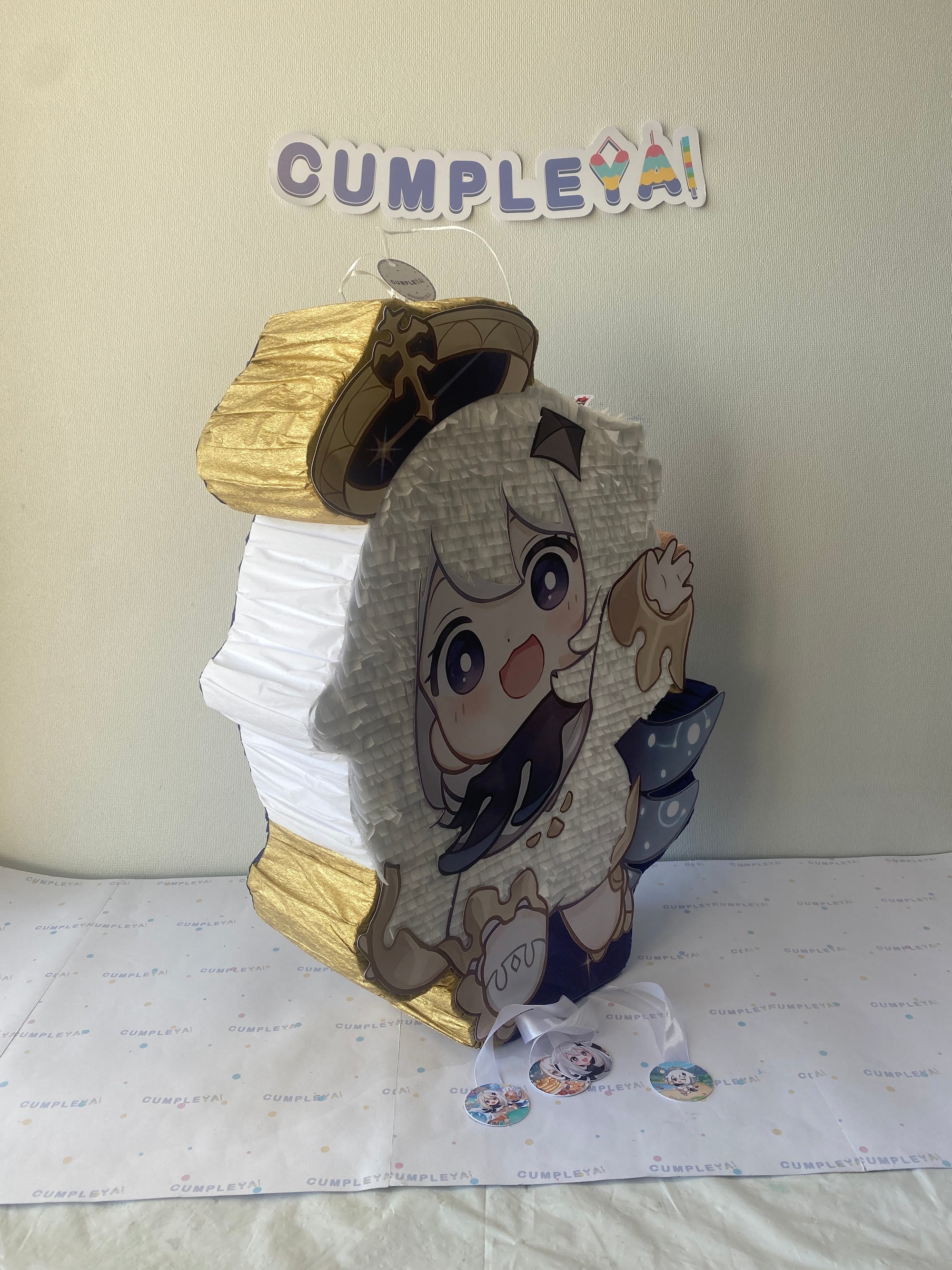 PIÑATA PAIMON 60CM PREMIUM
