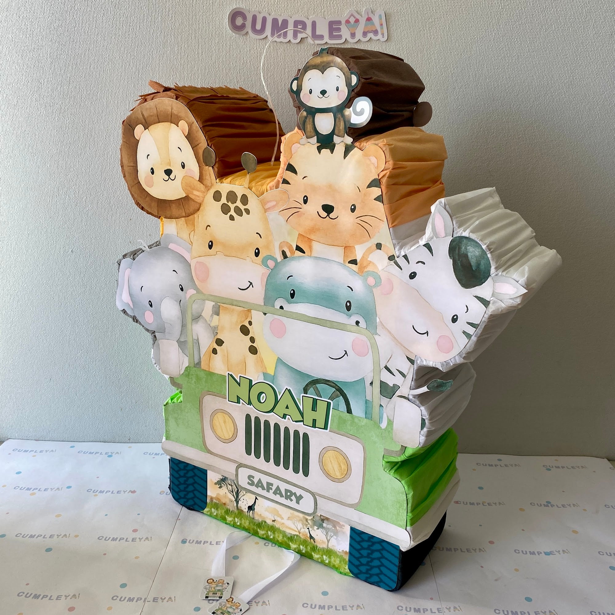PIÑATA 60 CM XL JEEP SAFARI BEBÉS