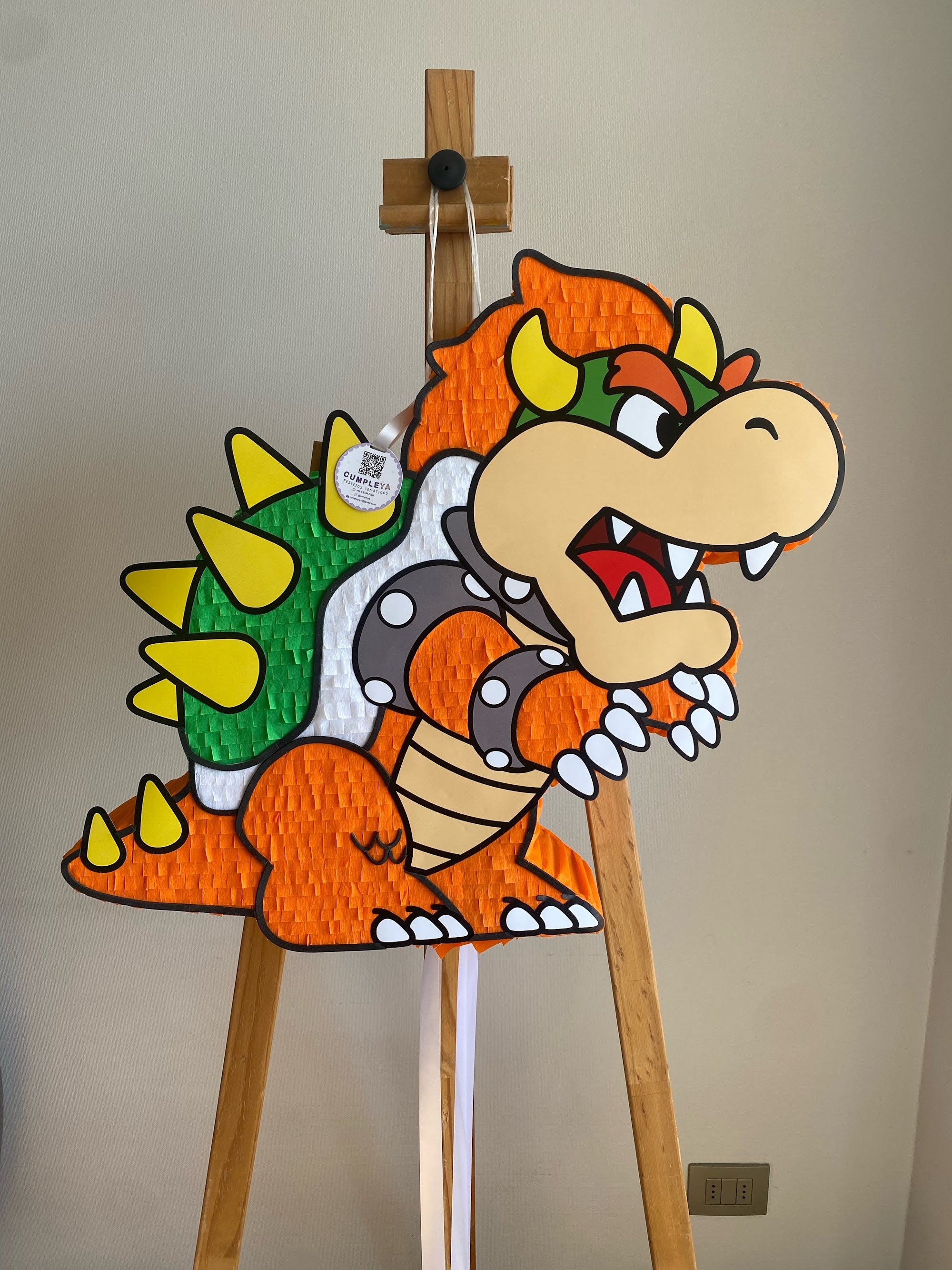 PIÑATA BOWSER DE MARIO BROS 60CM PREMIUM