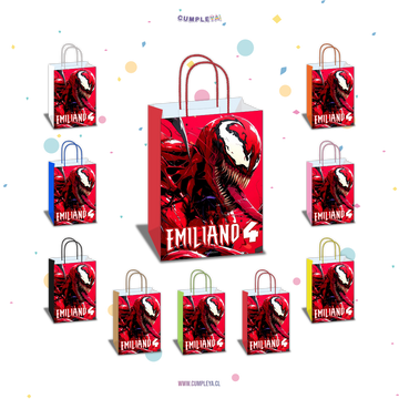 BOLSA SORPRESA VENOM ROJO