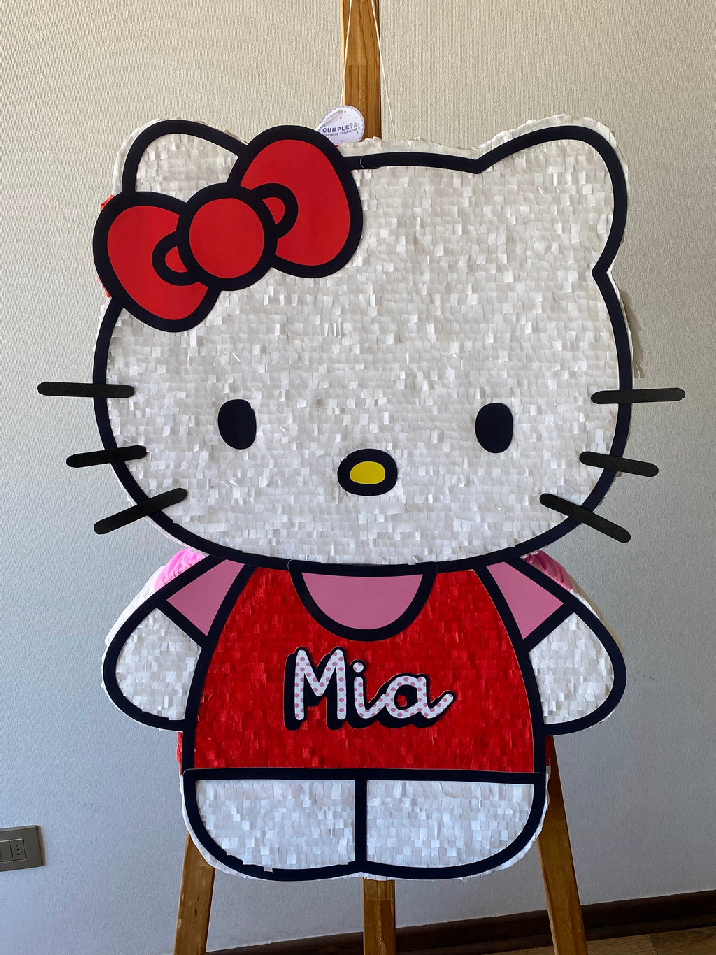 PIÑATA HELLO KITTY ROJO 60CM PREMIUM