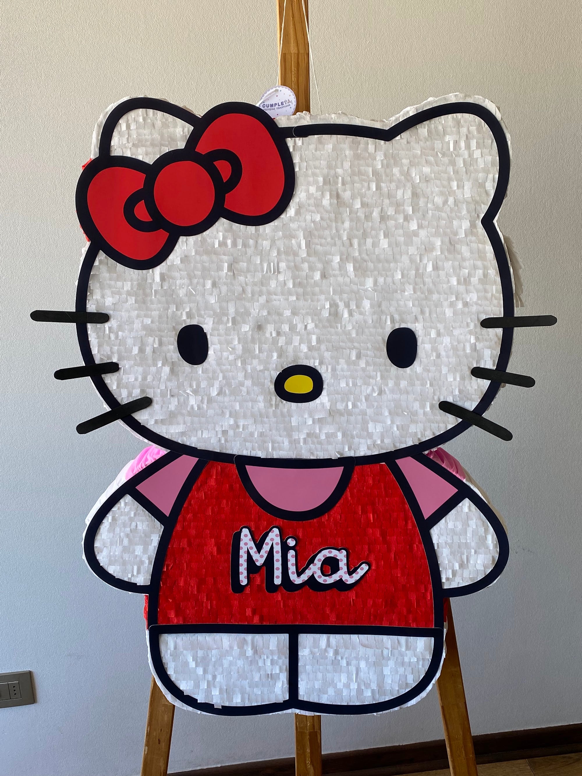 PIÑATA HELLO KITTY ROJO 60CM PREMIUM