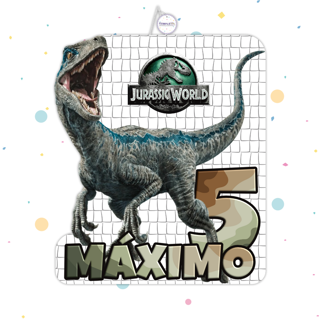 PIÑATA VELOCIRAPTOR 40CM PREMIUM