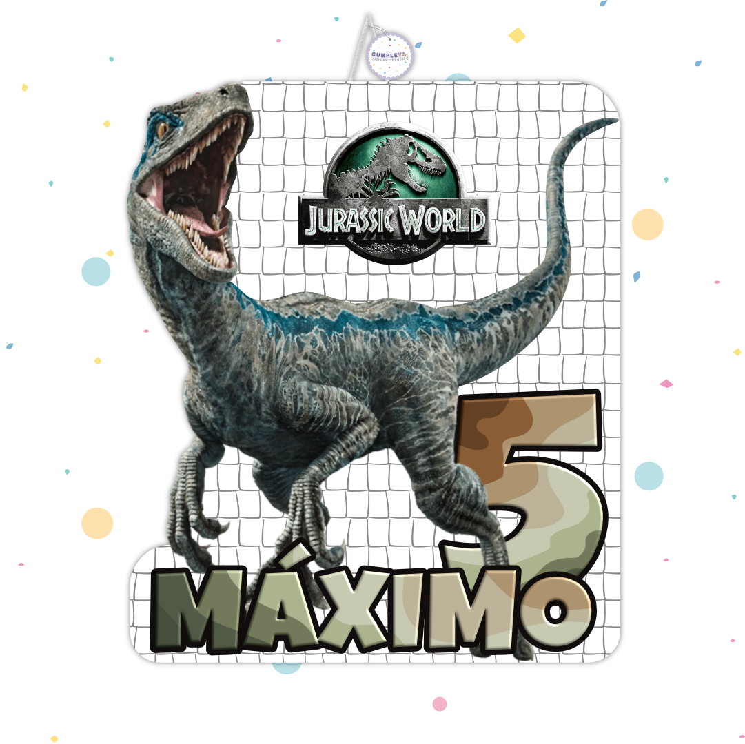 PIÑATA VELOCIRAPTOR 40CM PREMIUM