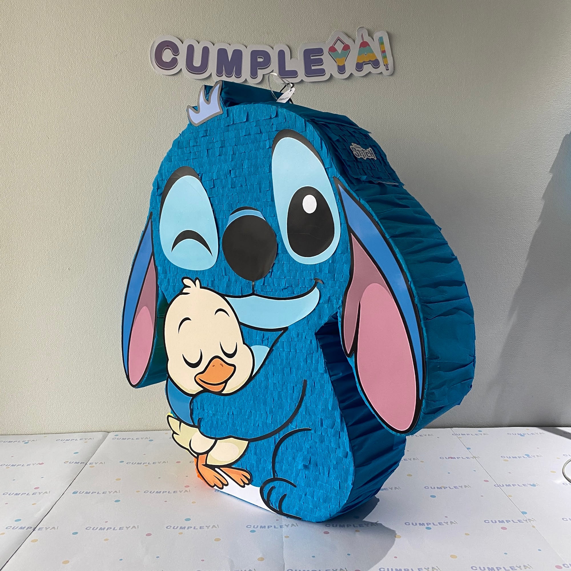 PIÑATA STICH CON PATITO 60CM PREMIUM