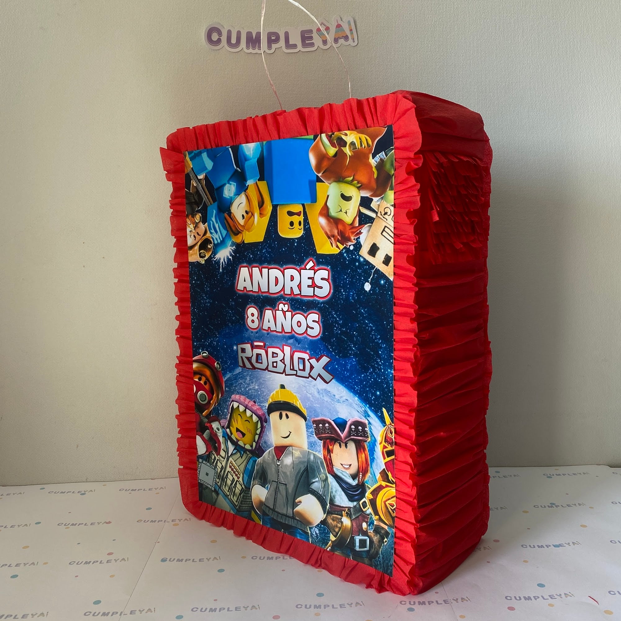 PIÑATA ROBLOX RECTANGULAR EXPRÉS 50CM