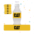 STICKER PARA BOTELLA 12 U CAT