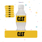 STICKER PARA BOTELLA 12 U CAT