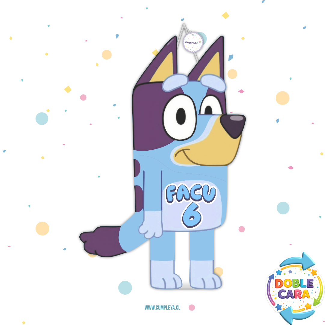 PIÑATA 60 CM BLUEY DE PIE