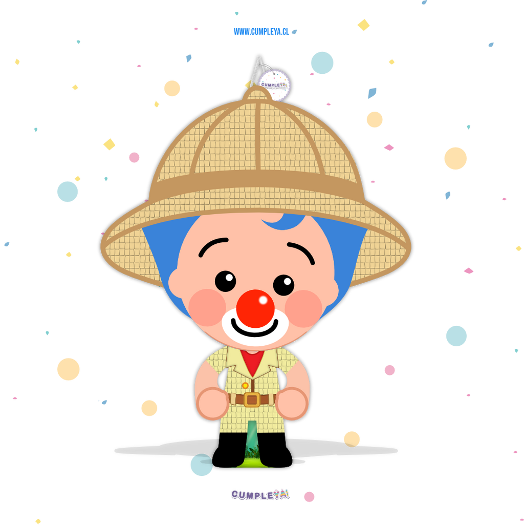 PIÑATA PLIM PLIM SAFARI 60CM PREMIUM