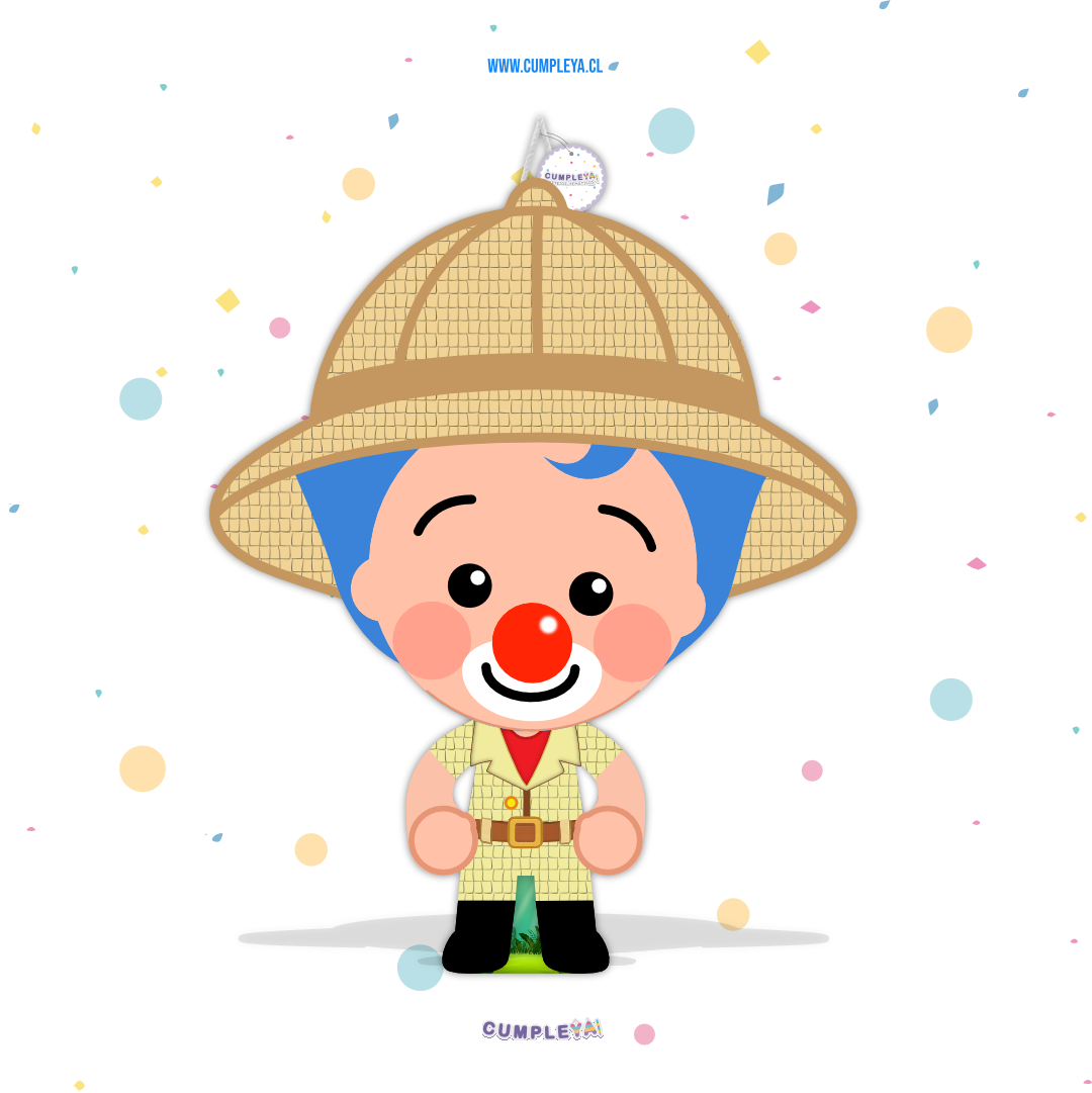 PIÑATA PLIM PLIM SAFARI 60CM PREMIUM