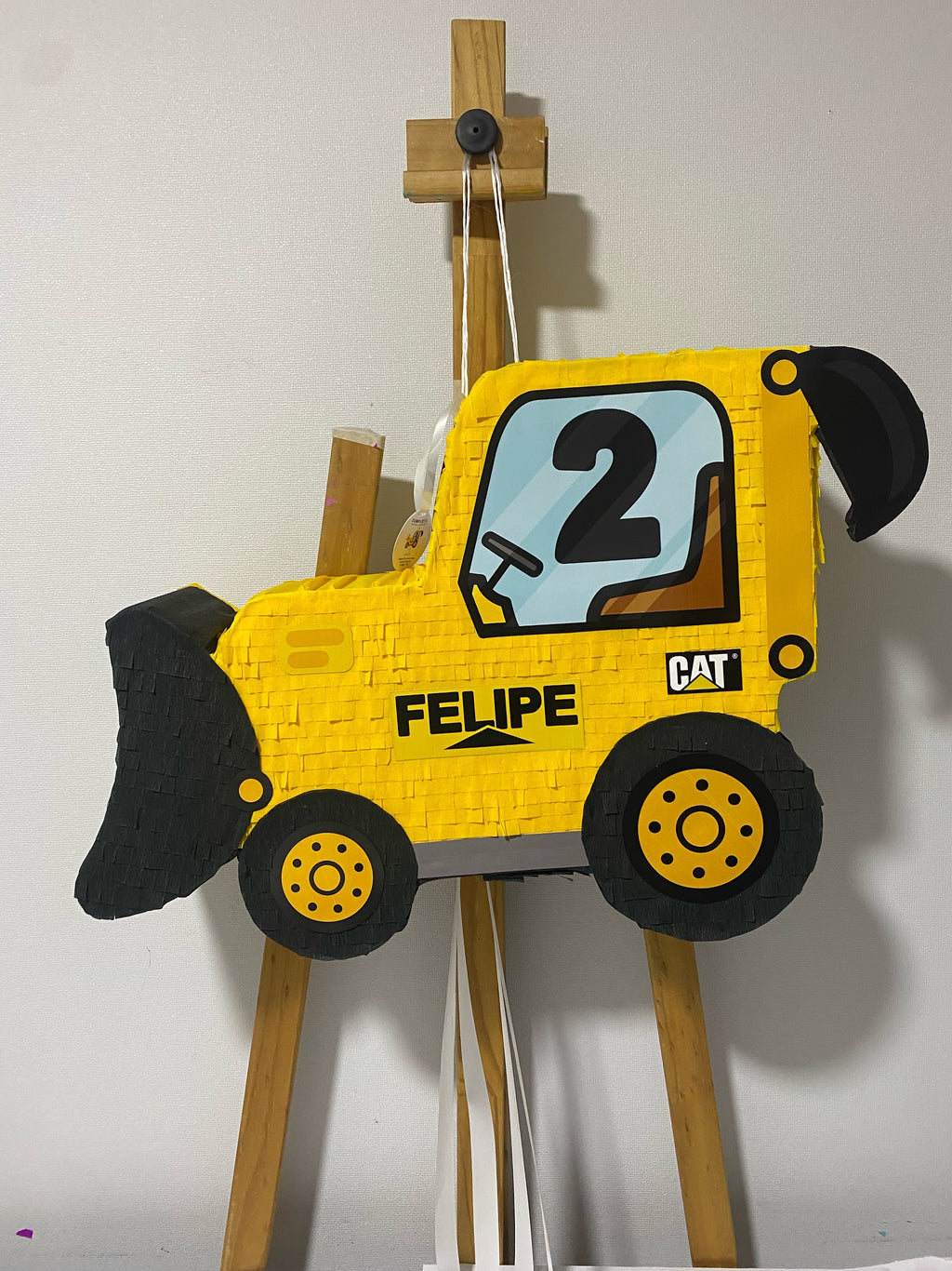 PIÑATA CAMIÓN PALA 40CM PREMIUM