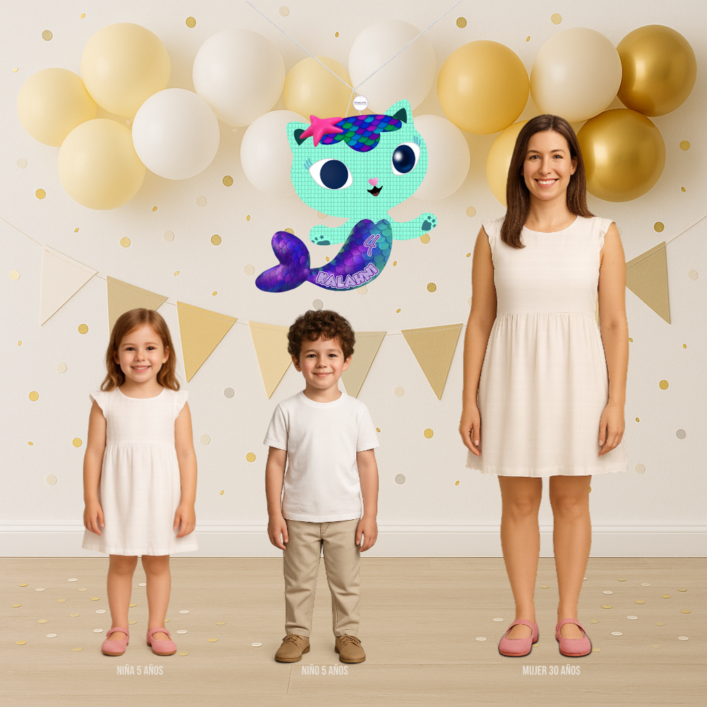 PIÑATA MERCAT 60CM PREMIUM