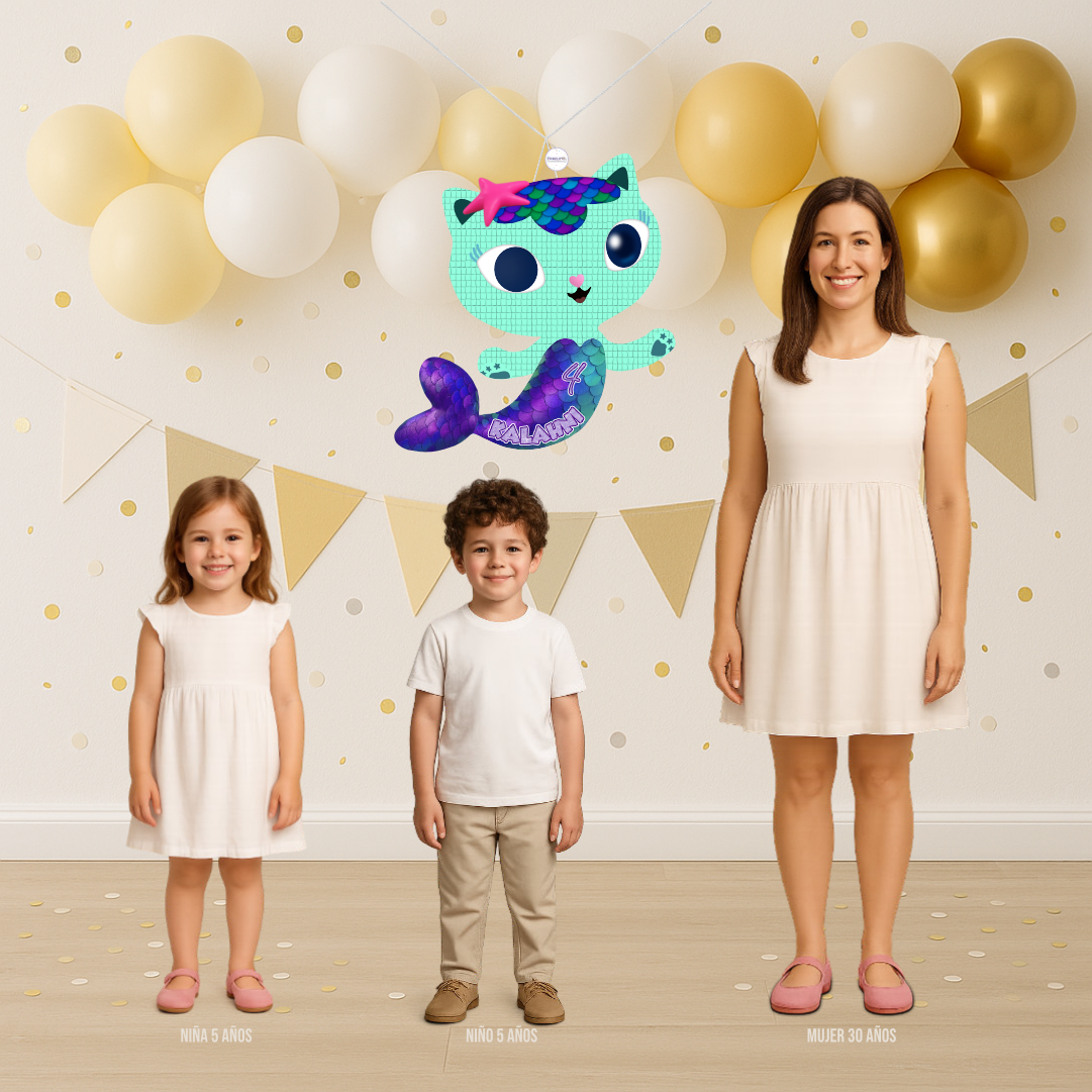 PIÑATA MERCAT 60CM PREMIUM