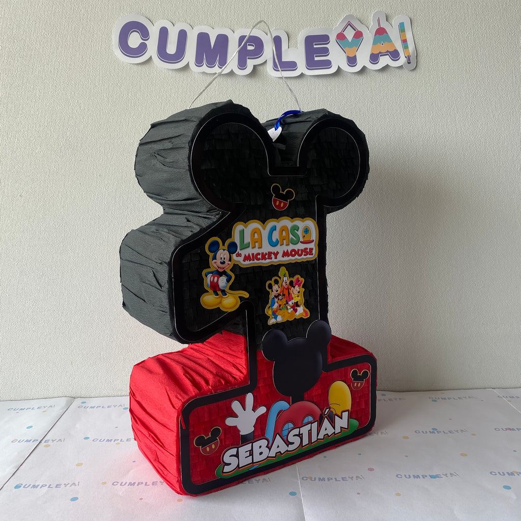 PIÑATA CASA DE MICKEY MOUSE 40CM PREMIUM