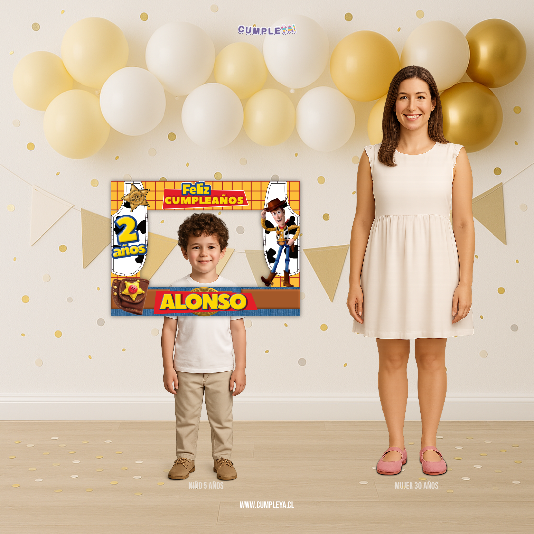 CUADRO SELFIE WOODY 77X55CM TEMÁTICO