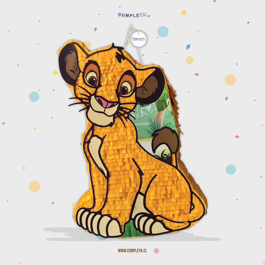 PIÑATA SIMBA DEL REY LEON 40CM PREMIUM