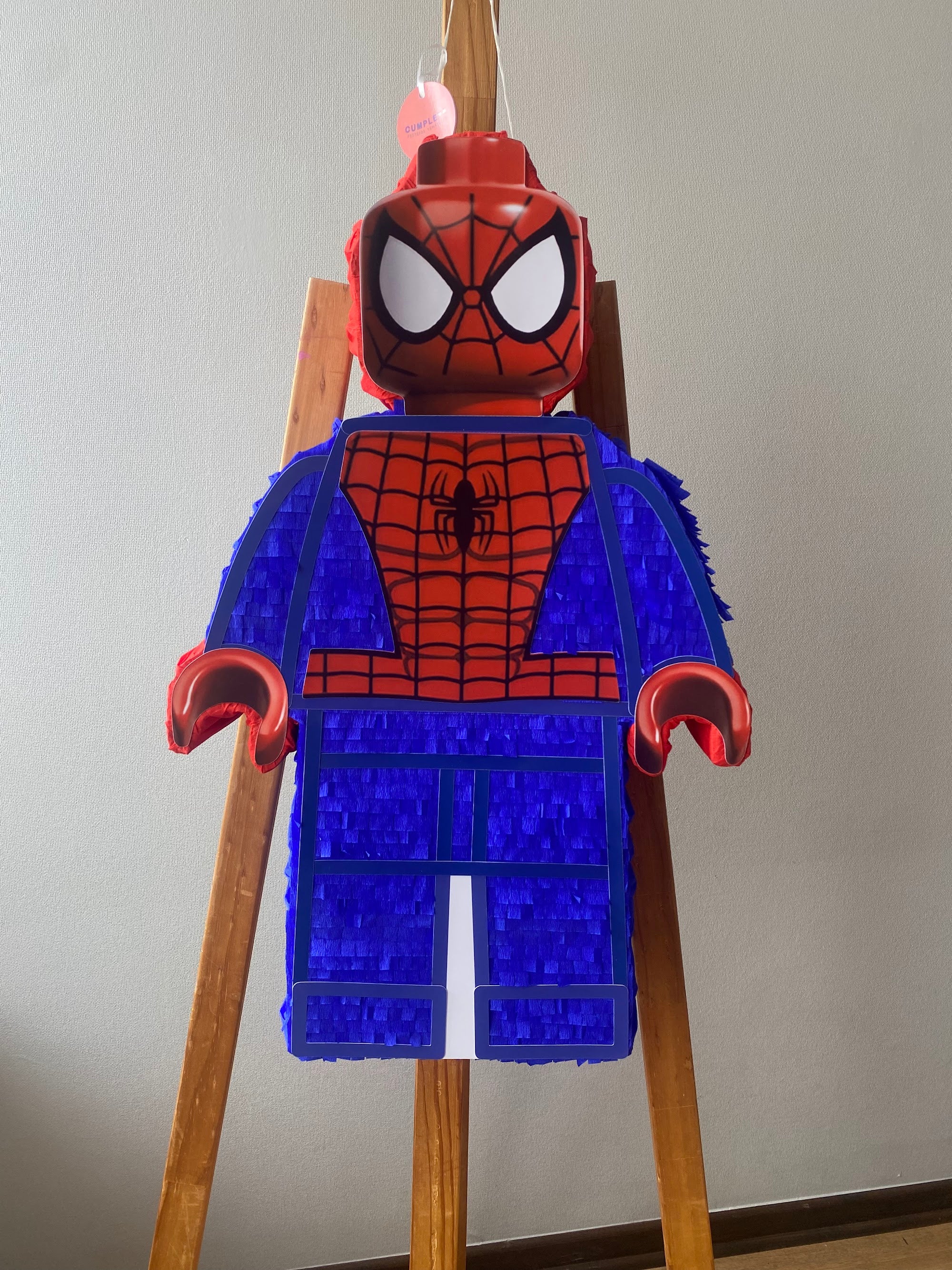 PIÑATA SPIDERMAN LEGO 60CM PREMIUM