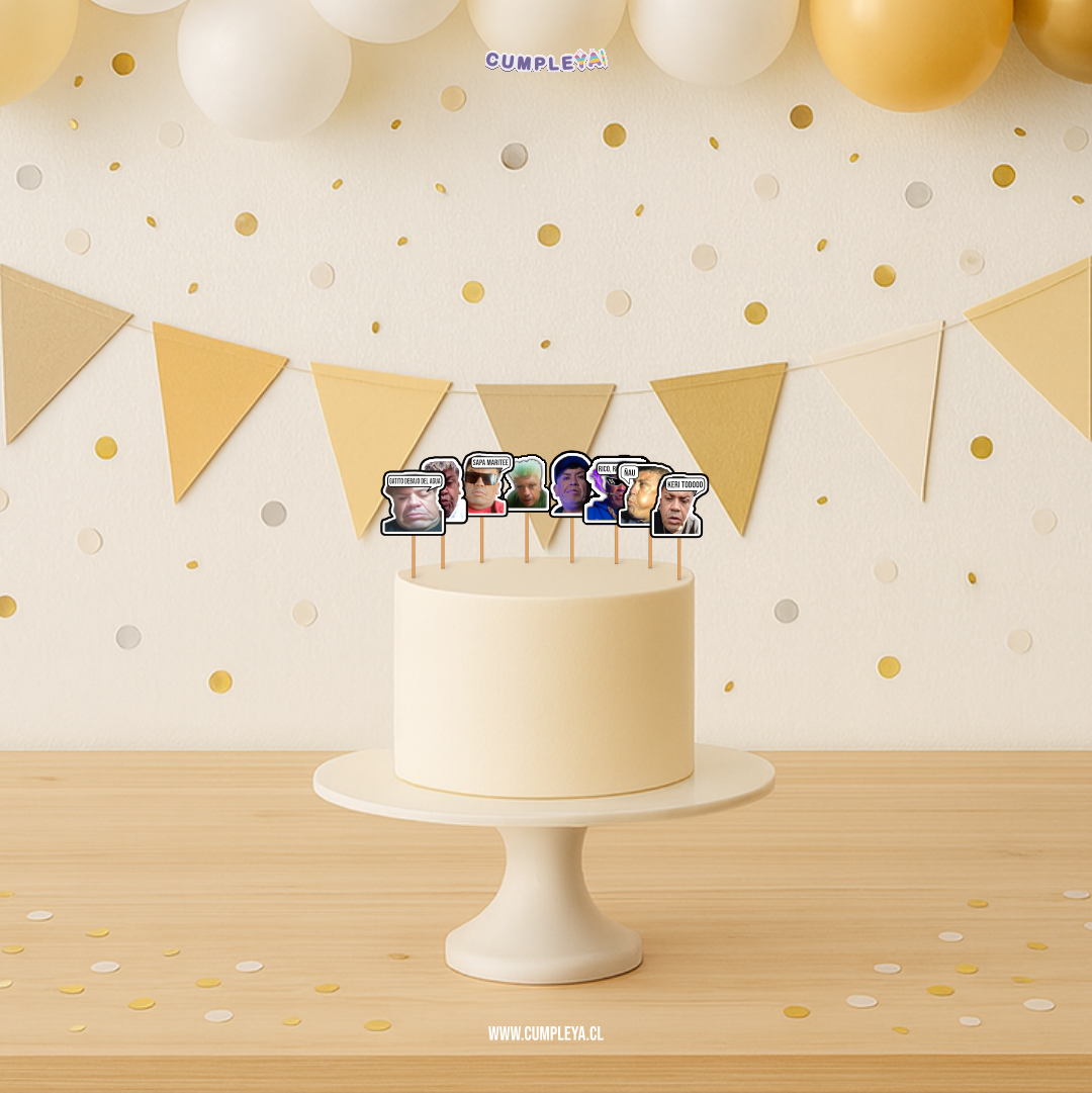 TOPPER RENE PUENTE MINI 6CM - SET X8