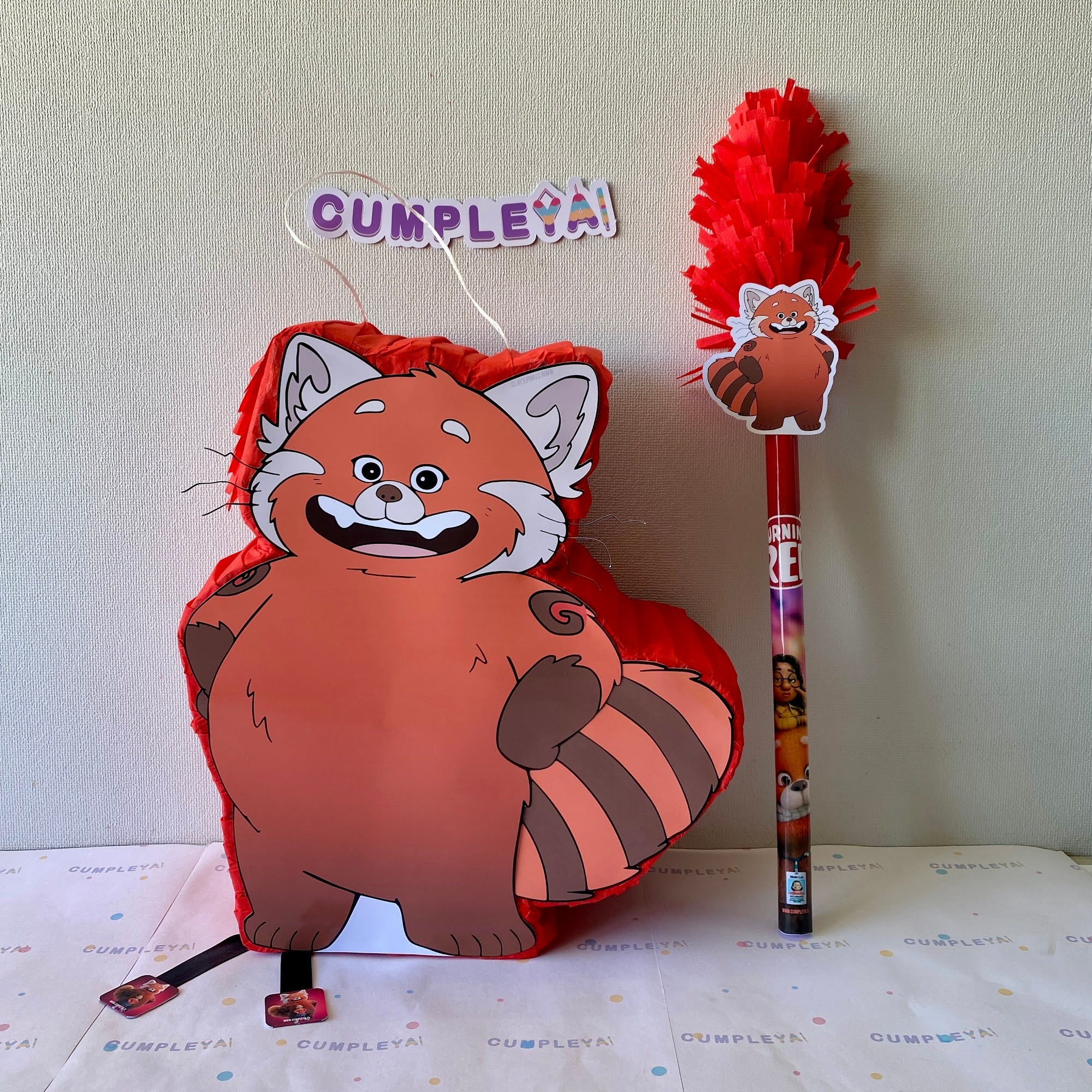 PIÑATA 40 CM ANDA TURNING RED