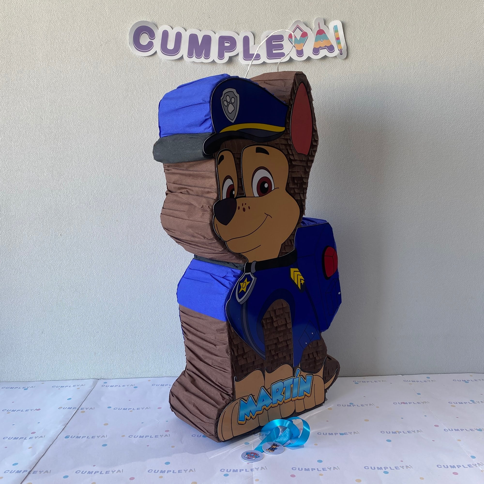 PIÑATA CHASE PAW PATROL 60CM PREMIUM
