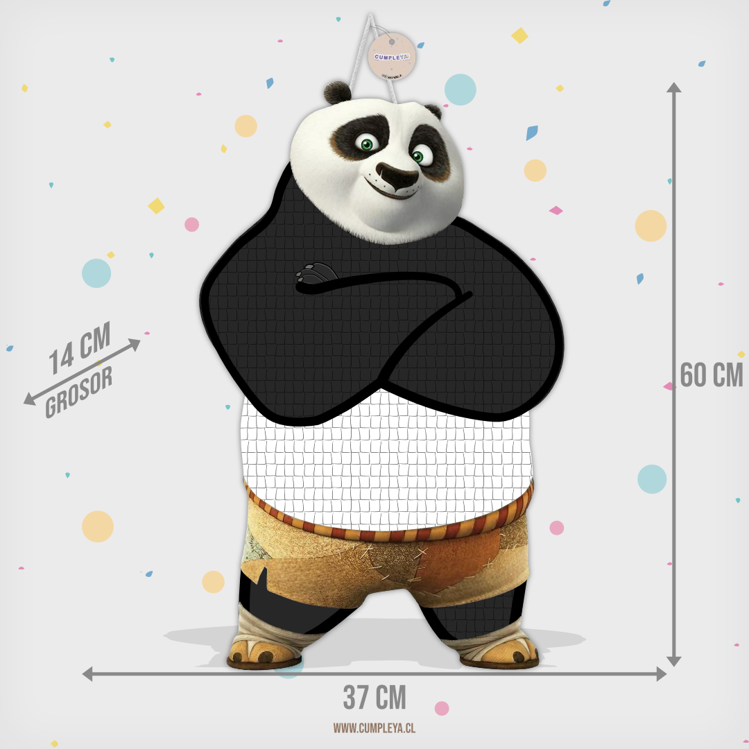 PIÑATA KUNG FU PANDA 60CM PREMIUM