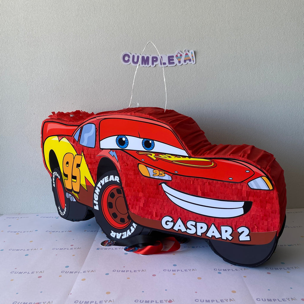 PIÑATA RAYO MCQUEEN 60CM PREMIUM