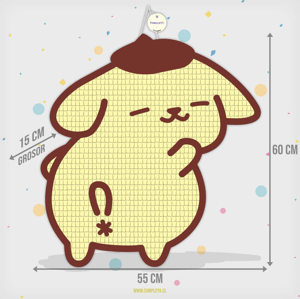 PIÑATA POMPOMPURIN 60CM PREMIUM