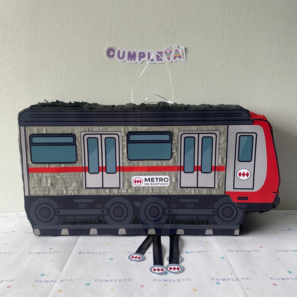 PIÑATA METRO DE SANTIAGO 60CM PREMIUM
