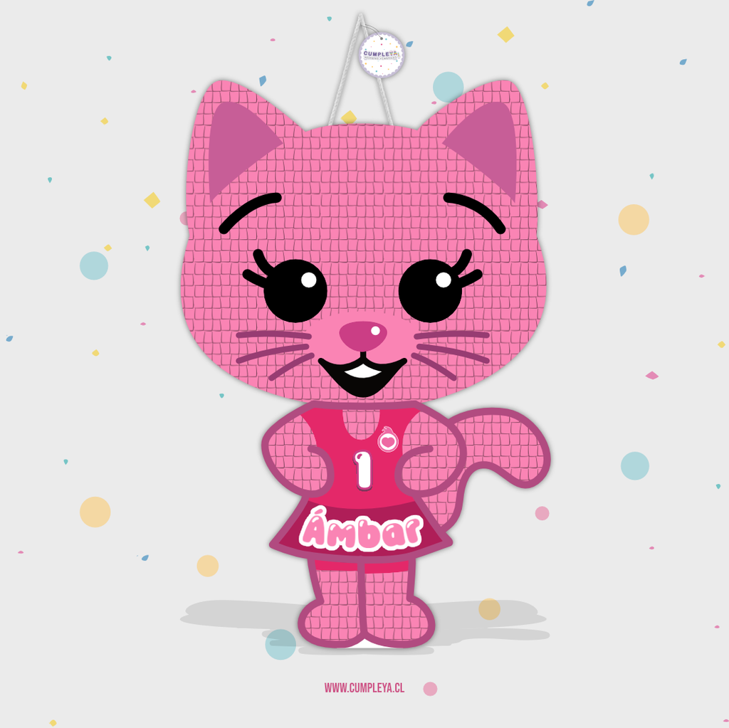 PIÑATA MEILI DE PLIM PLIM 60CM PREMIUM