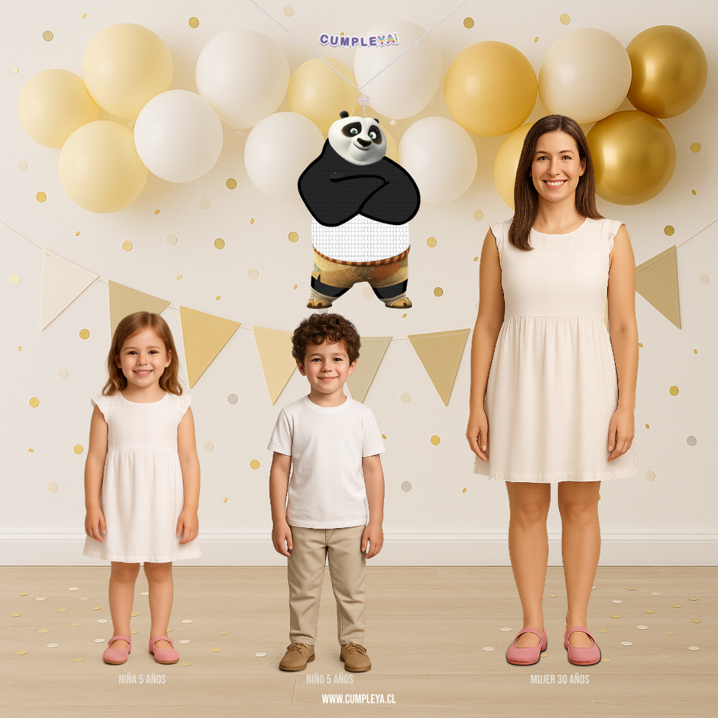 PIÑATA KUNG FU PANDA 60CM PREMIUM