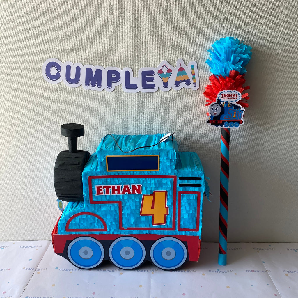 PIÑATA THOMAS EL TREN 40CM PREMIUM