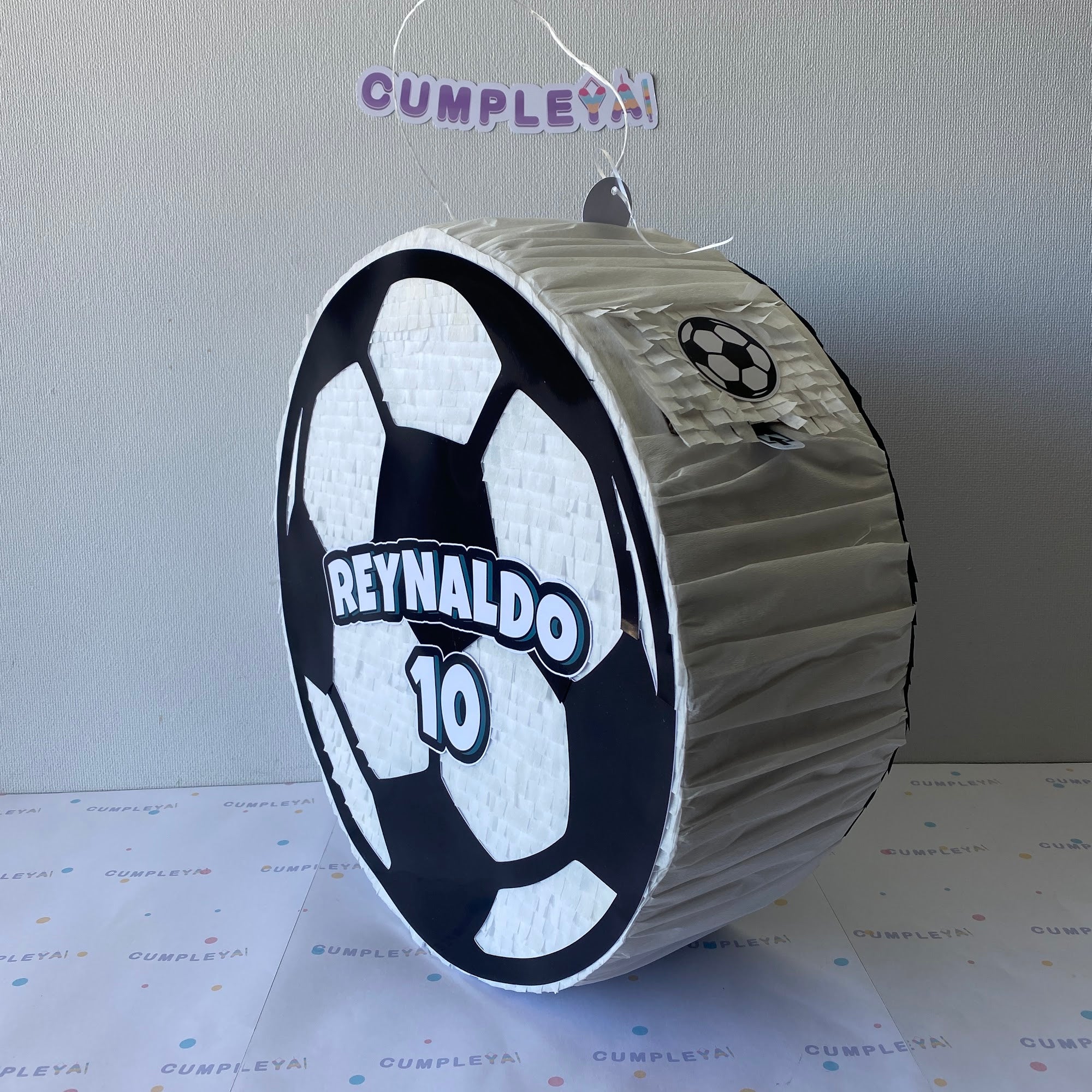 PIÑATA PELOTA DE FUTBOL 40CM PREMIUM