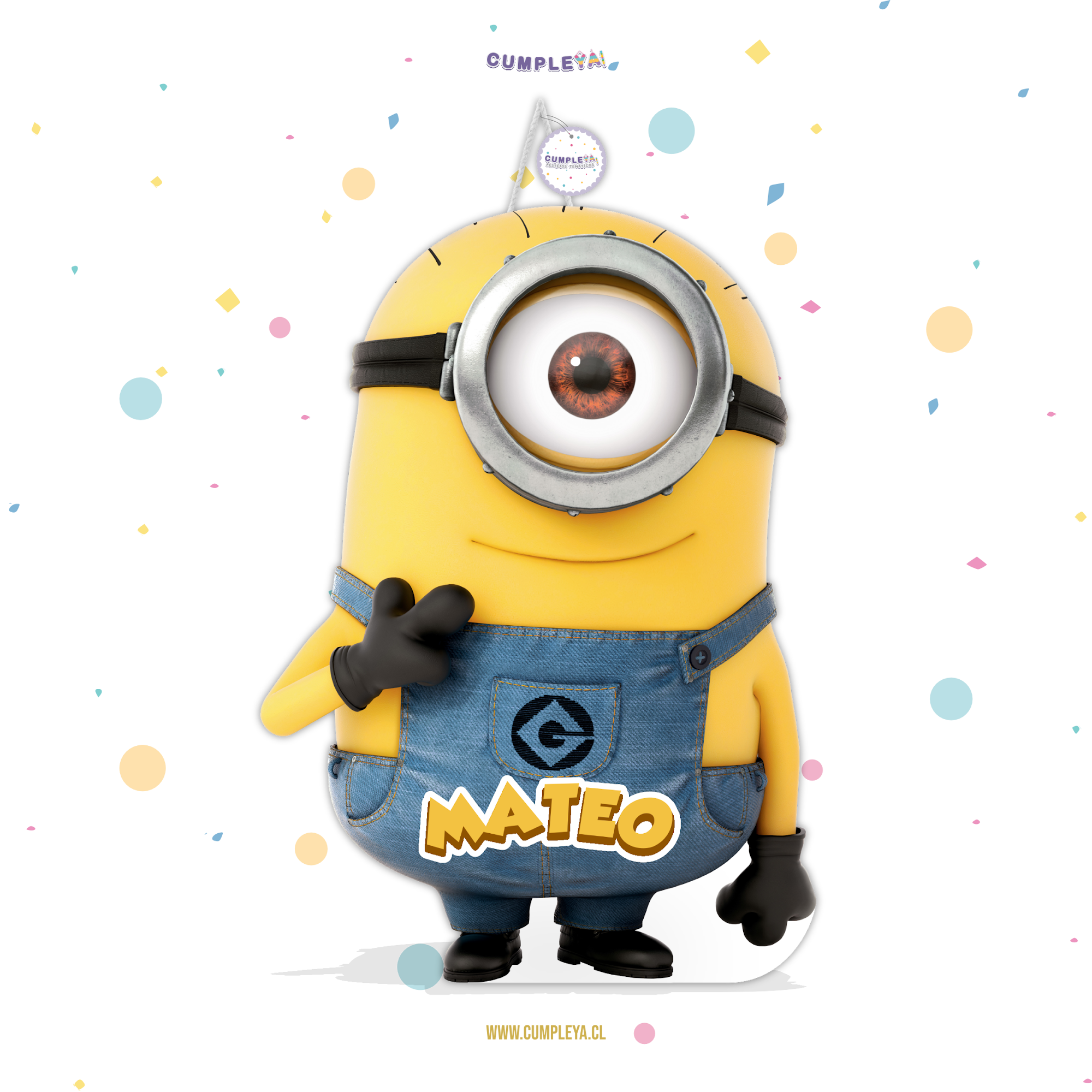 PIÑATA 40 CM MINIONS