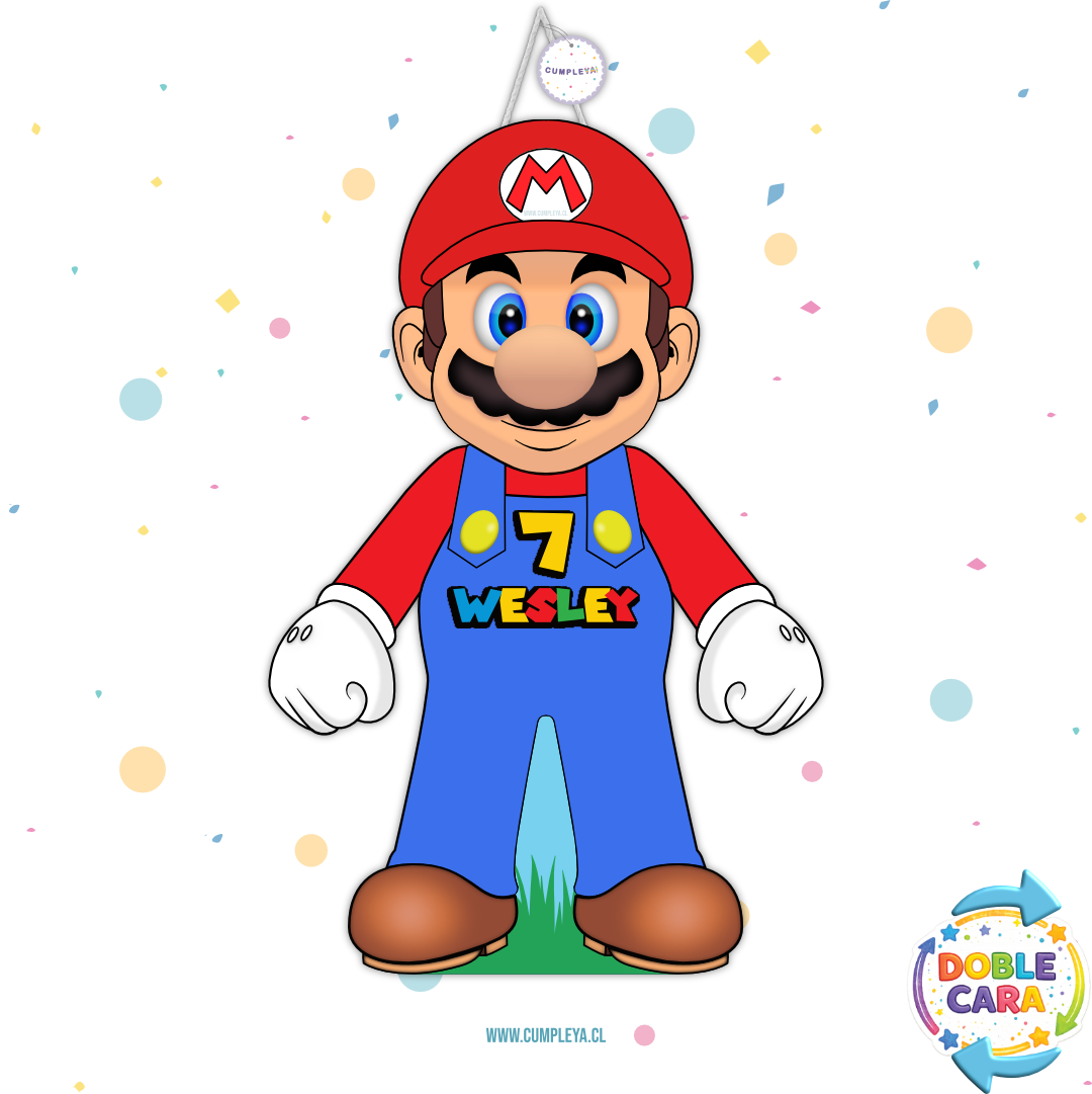 PIÑATA 40 CM MARIO BROS