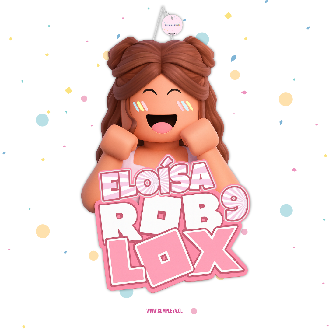 PIÑATA 40 CM ROBLOX NIÑA