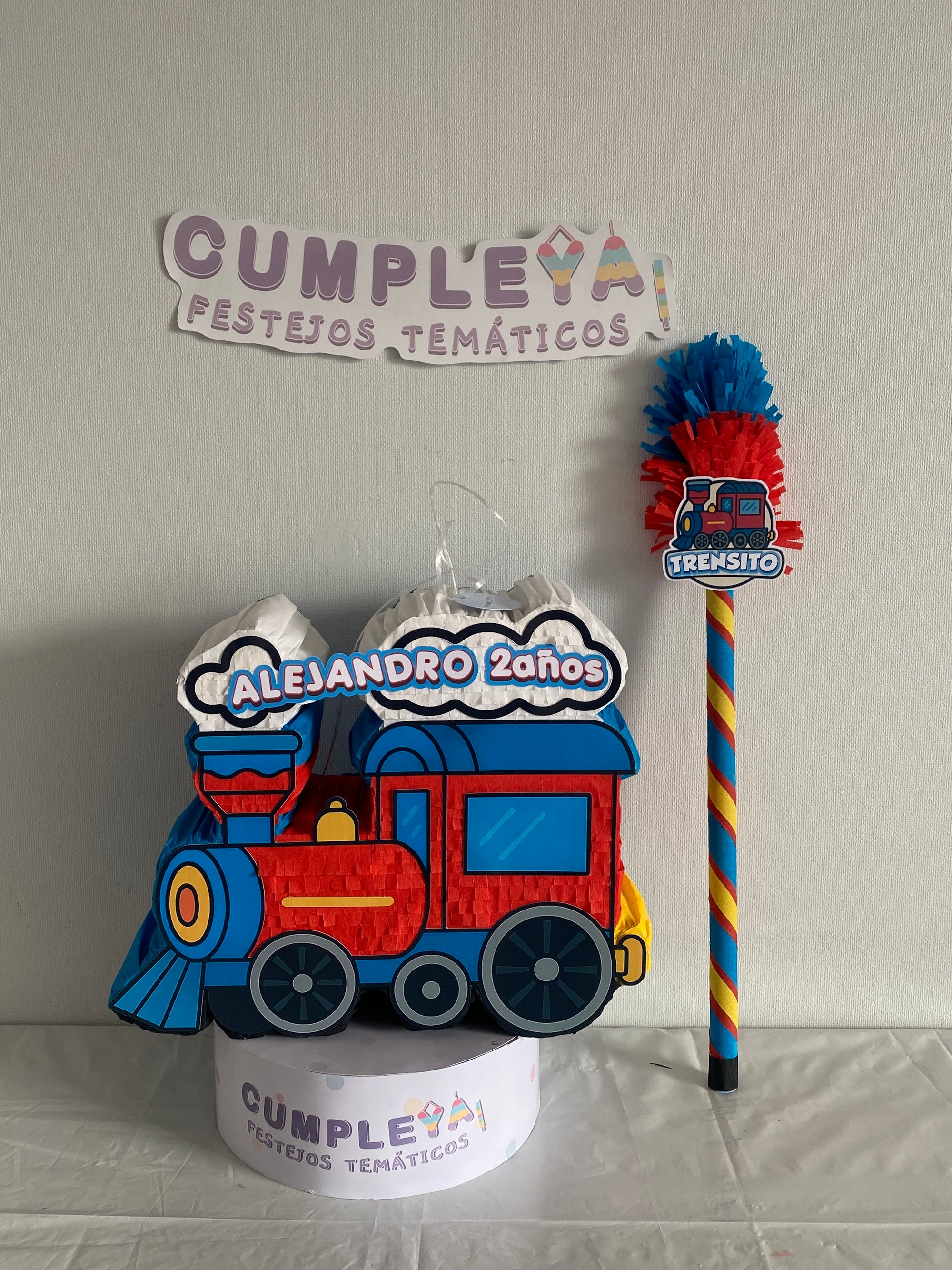 PIÑATA TREN 40CM PREMIUM