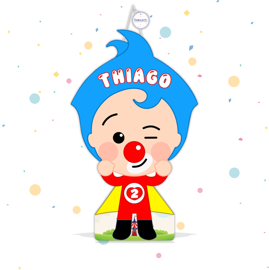 PIÑATA 40 CM PLIM PLIM DE PIE
