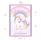 PIÑATA 40 CM RECTANGULAR UNICORNIO