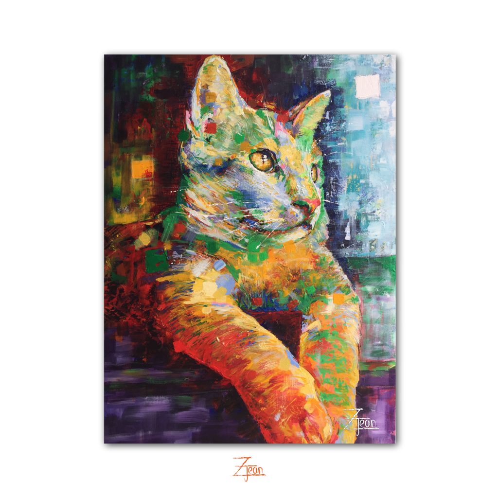 RETRATO PINTURA EN ACRÍLICO 20×30 CM SOBRE BASTIDOR