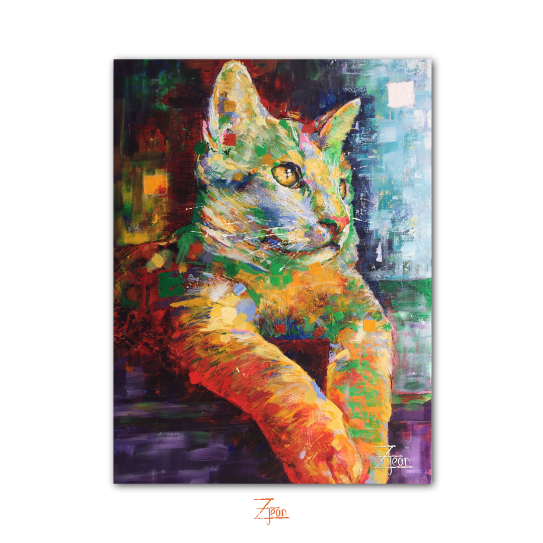 RETRATO PINTURA EN ACRÍLICO 20×30 CM SOBRE BASTIDOR