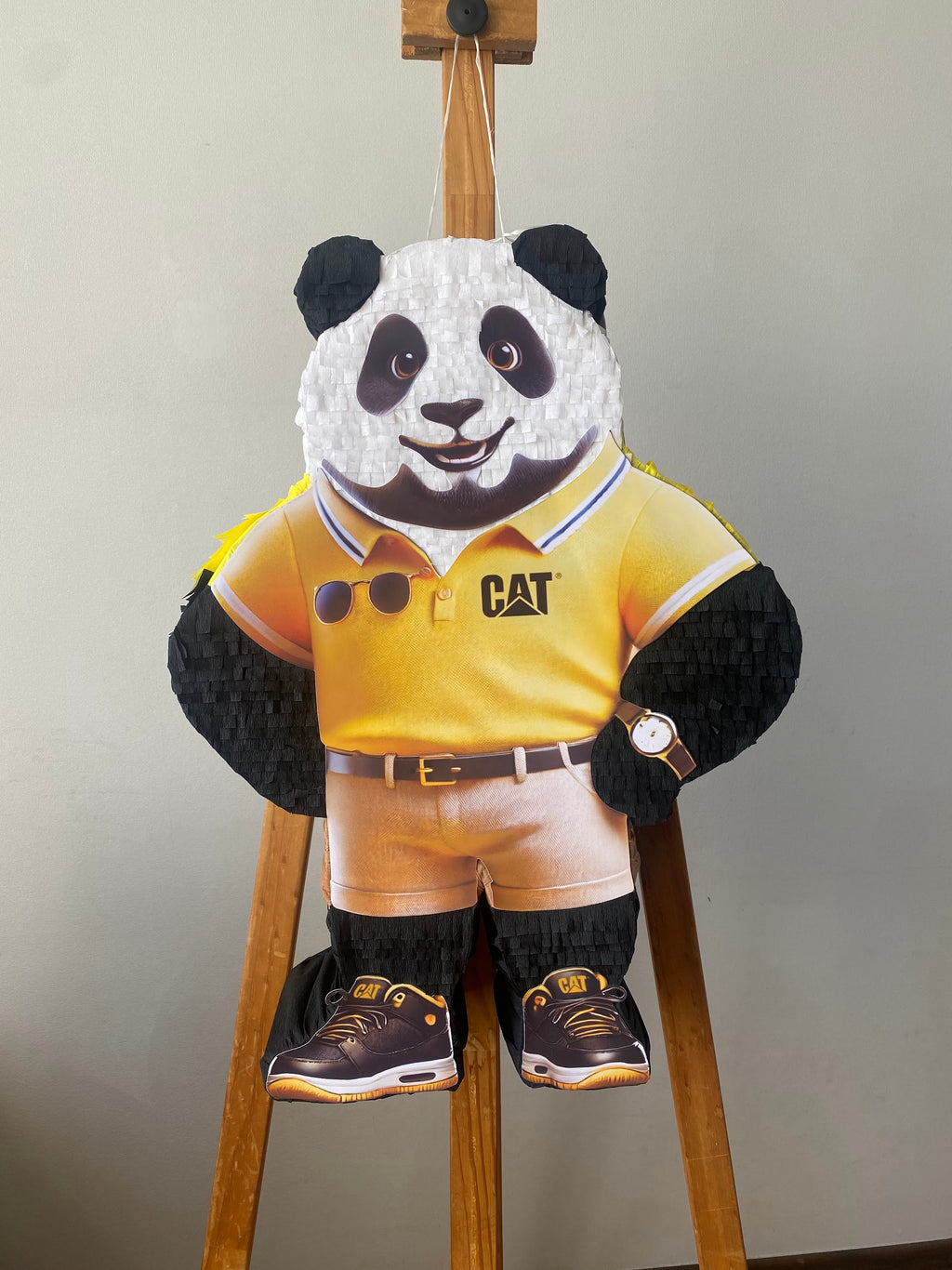 PIÑATA OSITO PANDA PERSONALIZADO 60CM PREMIUM