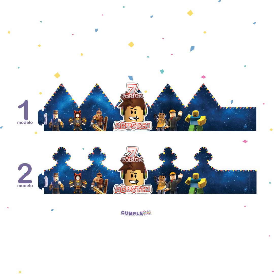 CORONA ROBLOX 62X14CM