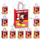 BOLSA SORPRESA 16 × 21 × 8 CM MICKEY FONDO ROJO