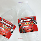 STICKER PARA BOTELLA 12 U CARS